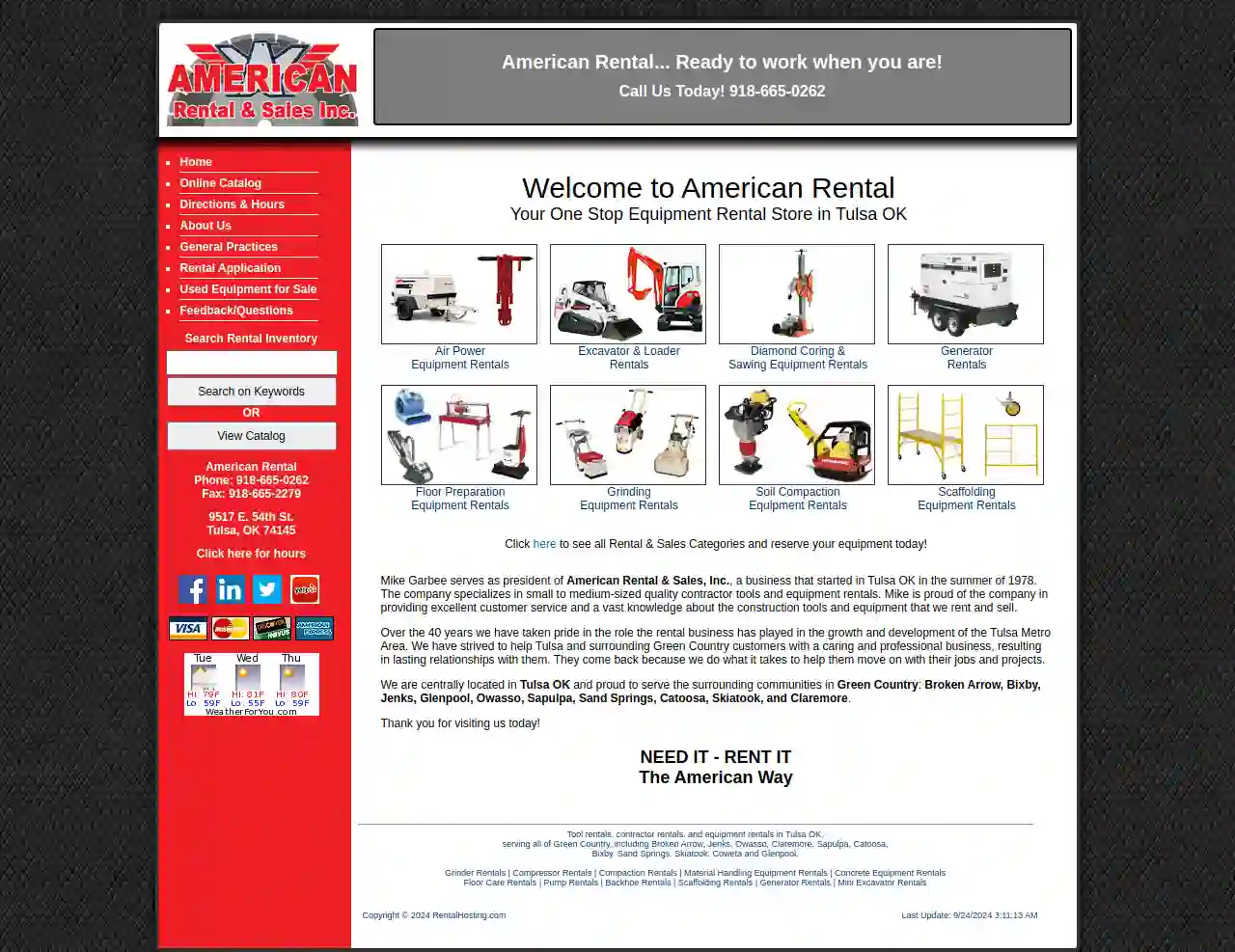 American Rental and Sales Inc