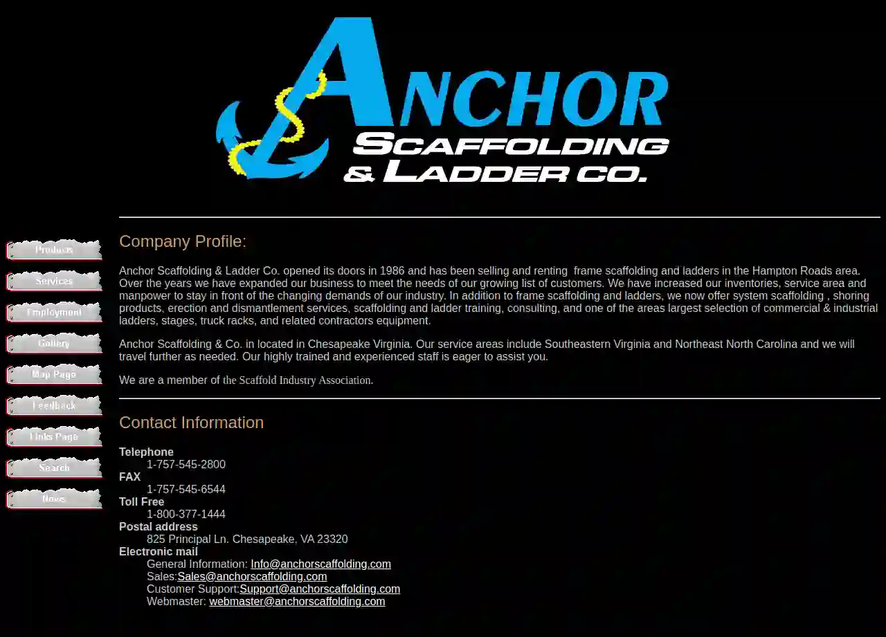 Anchor Scaffolding & Ladder Co