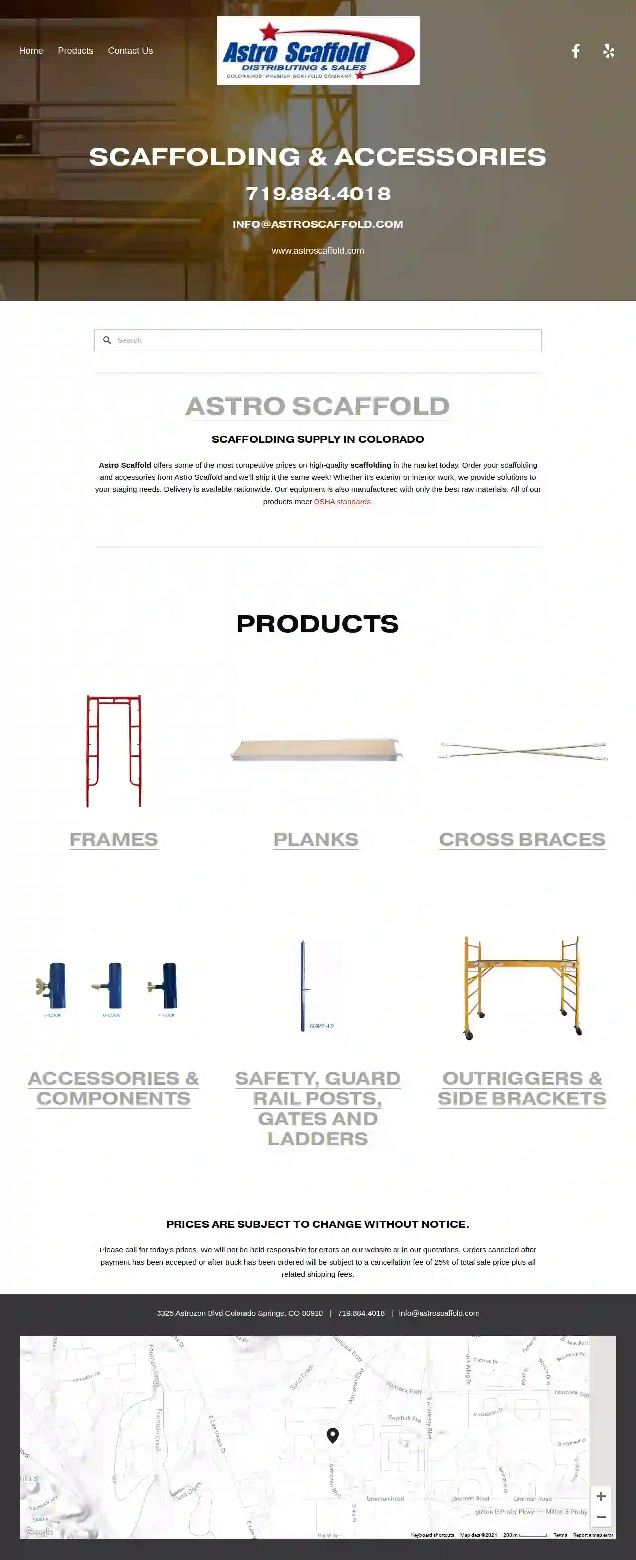 Astro Scaffold Distributing and Sales