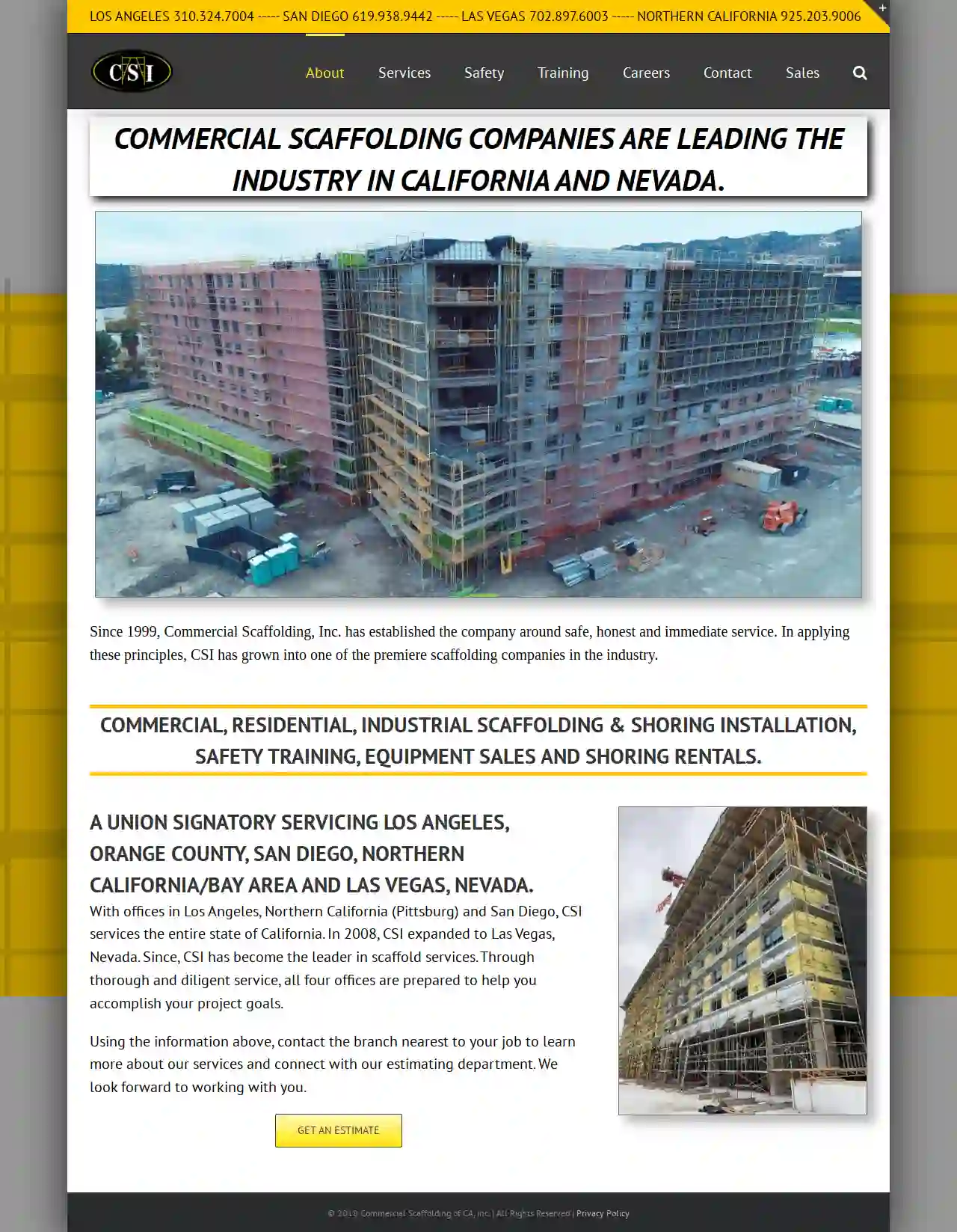 Commercial Scaffolding of California, Inc.