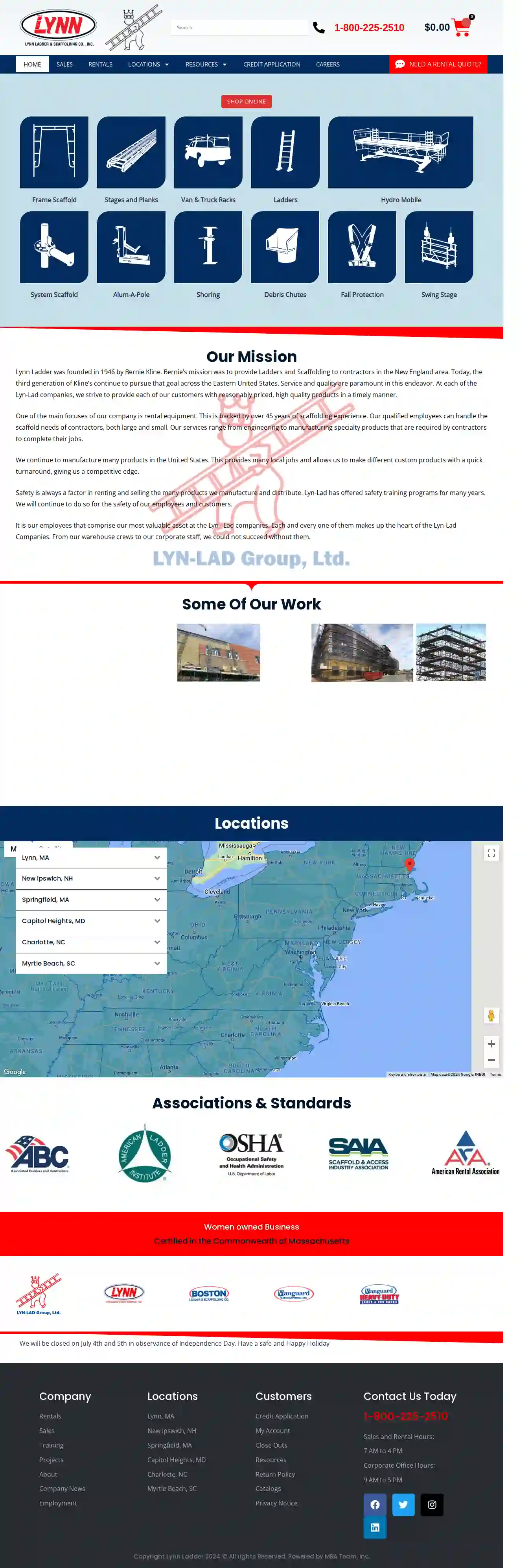 Lynn Ladder & Scaffolding Co., Inc.