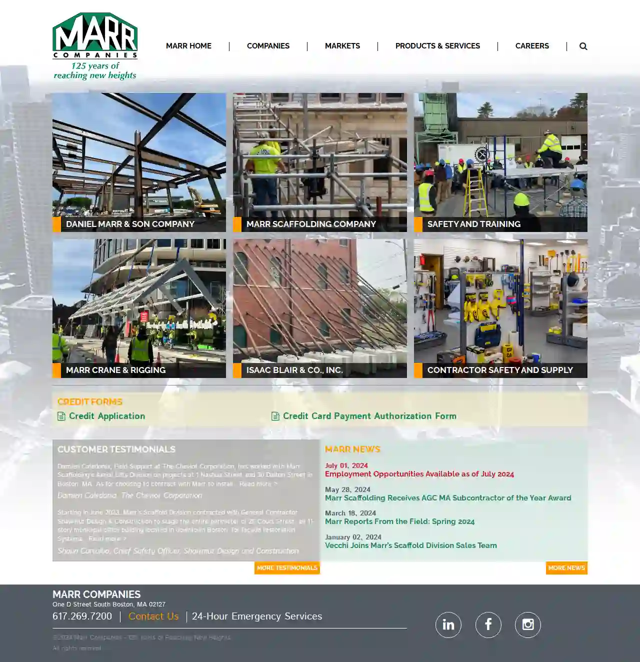 Marr Scaffolding Company - Providence