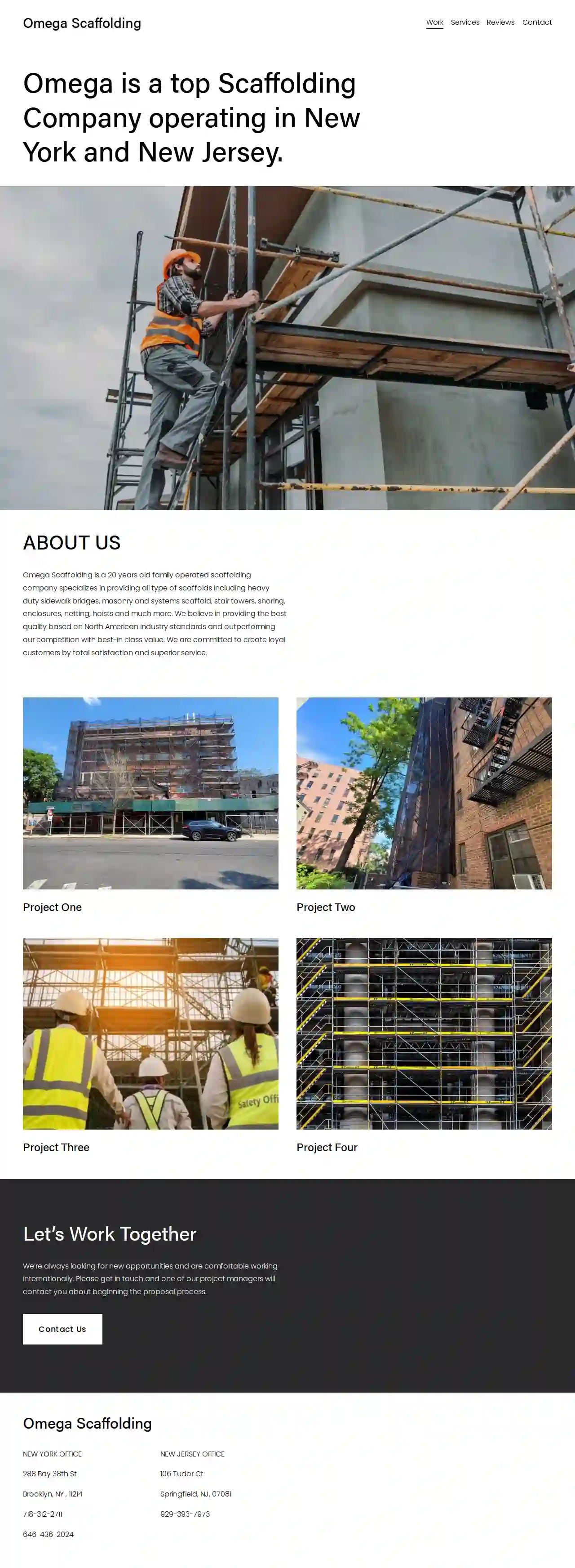 Omega Scaffolding Ltd