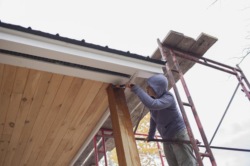 A beautifully installed canopy providing shade over a patio